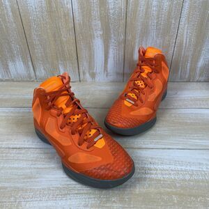 Nike ZOOM Hyperfuse Basketball Sneakers Mens Size 11 Orange 469757-800